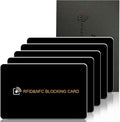 AYAIM 5Pack RFID Blocking Card, Protection Entire Wallet Shield, Credit Card Protector NFC Bank Debit Blocker, Identity Theft Prevention for Passport Travel Security, Perfectly Fits in Purse