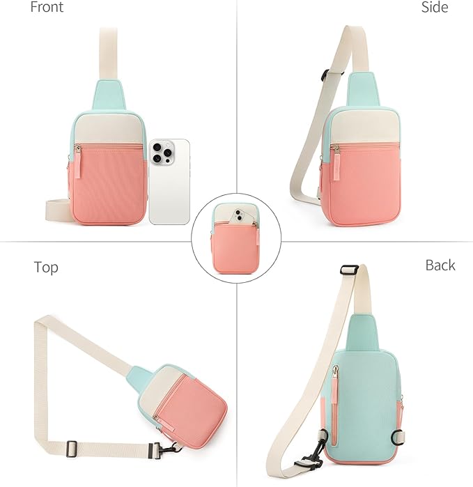 Mothers Day Gifts for Daughter, Birthday Graduation Gifts for 8 9 10 11 12 Year Old Teens Girls Her,Fanny Pack Sling Crossbody Bag Belt Bags Purse, Preppy Teen Girl Gift Trendy Stuff Travel Essentials