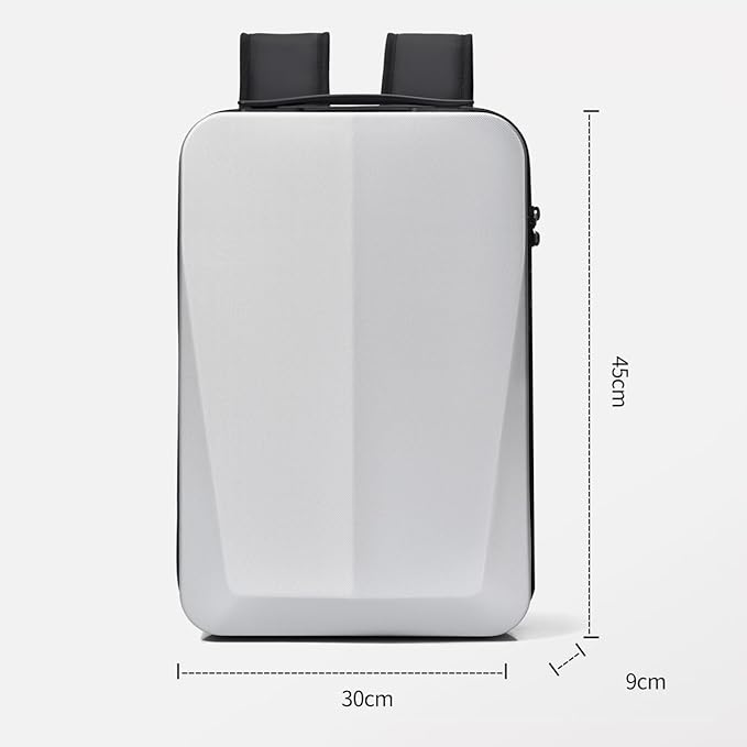 Anti Theft Backpack USB Bag for Men Hardshell Laptop Pack Trip Men's Travel Backpack Password Lock Bookbag (black)