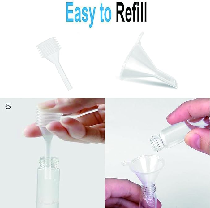 5ml Perfume Atomiser Refillable Bottles Portable Mini Spray Travel Bottle Easy to Refill Empty Atomizer Bottle for Purse Handbag Pocket Luggage,Bright Color (Pink Lover 1)