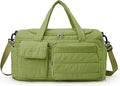 Small Gym Bag for Women, Travel Duffle Bag Carry On Weekender Bag with Shoe Compartment