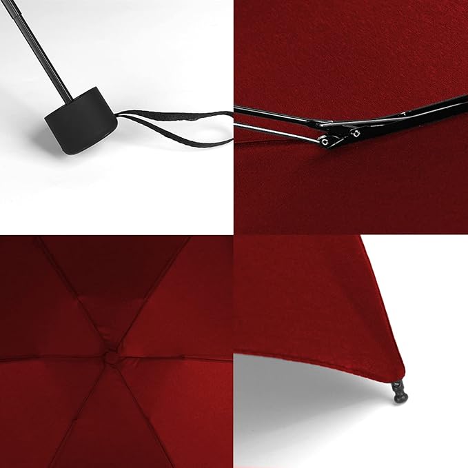 GAOYAING Small Mini Umbrella with Case Light Compact Design Perfect for Travel Lightweight Portable Parasol Outdoor Sun&Rain Umbrellas 34 Inches