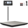 QP Shipping Scale for Packages, 440lb/0.35oz High Accuracy Digital Postal Scale, Postage Scale, Hold/Tare Function, Auto Off LCD Display, Lightweight Scale for Luggage/Pet, Battery&AC Adapter Included