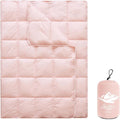 Mini Camping Blanket,Lightweight Puffy Blanket Packable Down Alternative Throw Blanket Waterproof Windproof for Outdoors, Travel, Beach, Airplane, Hiking