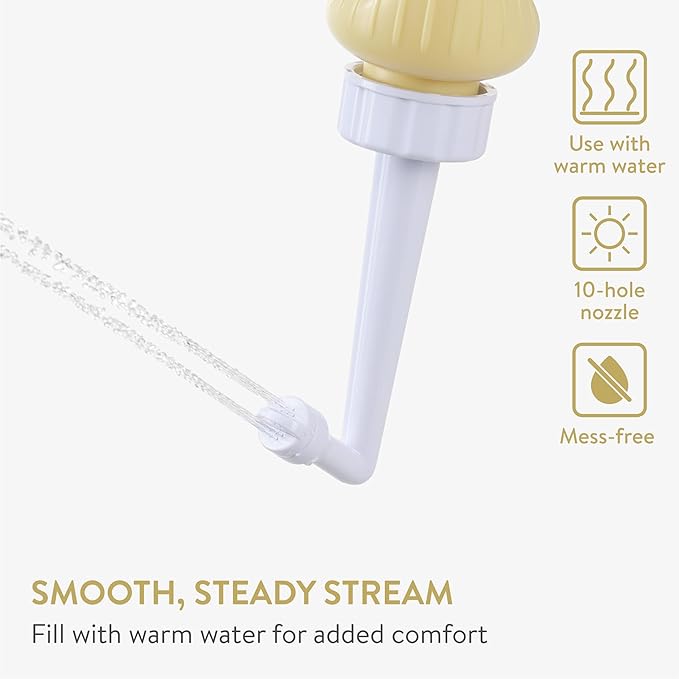 Cynpel Peri Bottle - Portable Travel Bidet for Men or Women - Labour and Maternity Hospital Bag Essentials - After Birth Recovery Tools for Postpartum Mum - Perineal Spray Bottle