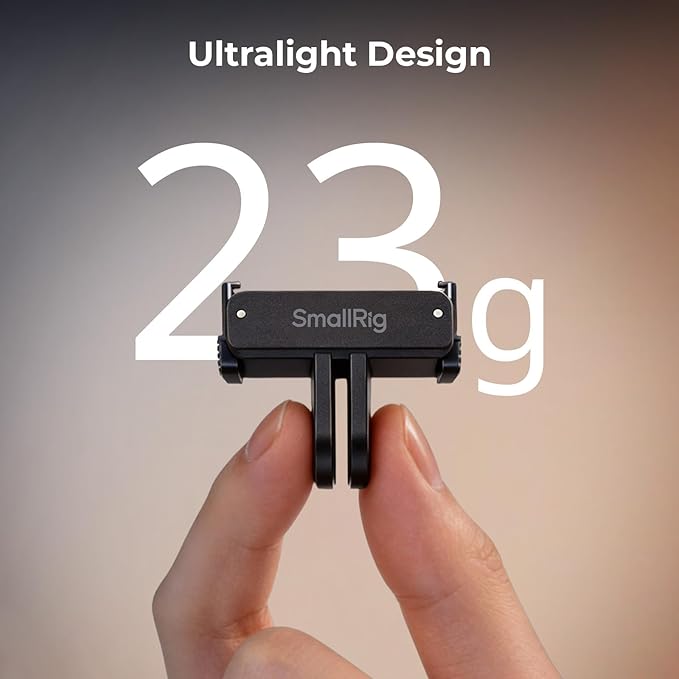 SmallRig Action 6 / Nano Magnetic Quick-Release Adapter Mount for DJI Osmo Action 6 / Osmo Nano, 2 PCS with 2-Prong Mount & 1/4"-20 Threaded Hole, for Tripod/Selfie Stick