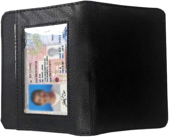 Credit Card Holder Wallet RFID Blocking Leather Wallet for Men and Women with Zipper, Huge Storage Capacity