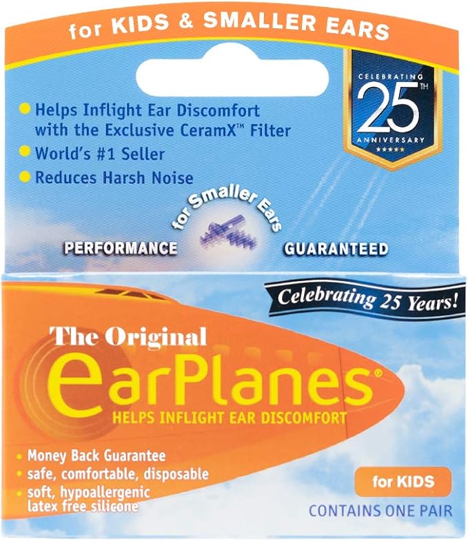 Children's EarPlanes Plus- 3 Pairs