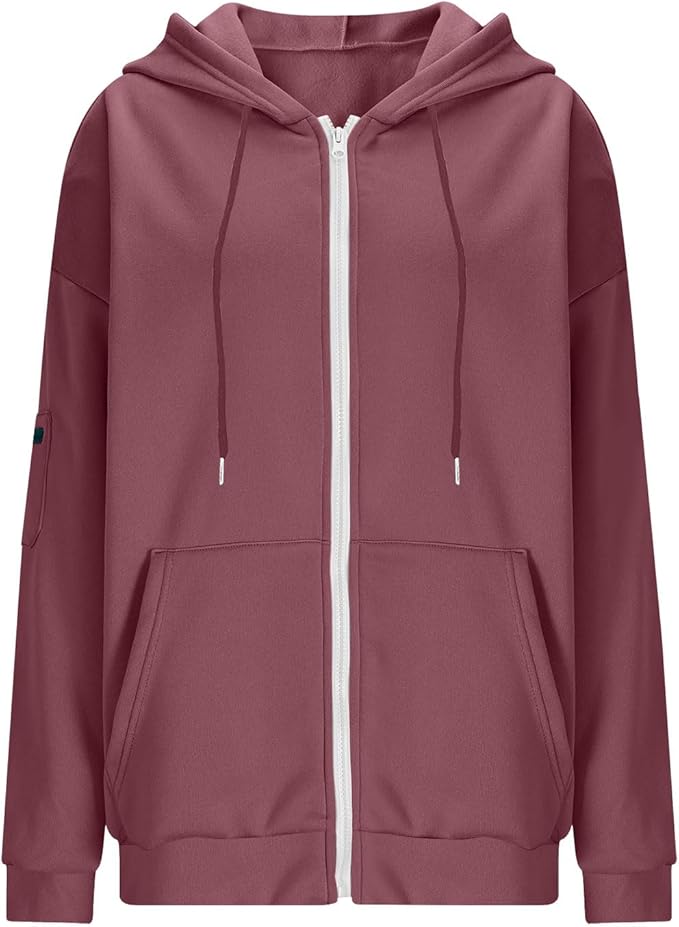 Zip Up Hoodie with Eye Mask Built In, Comfort Airplane Wearable Blanket Sweatshirt Men Women Sleep Clothes