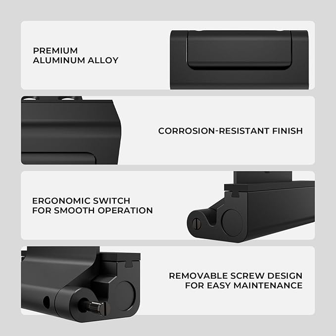 Greatalent 5Pack Home Security Door Reinforcement Lock Childproof, Door Locks for Kids Safety, Door Lock Latch Stopper for Front Door Inside Top of Door, Aluminum Construction Finish