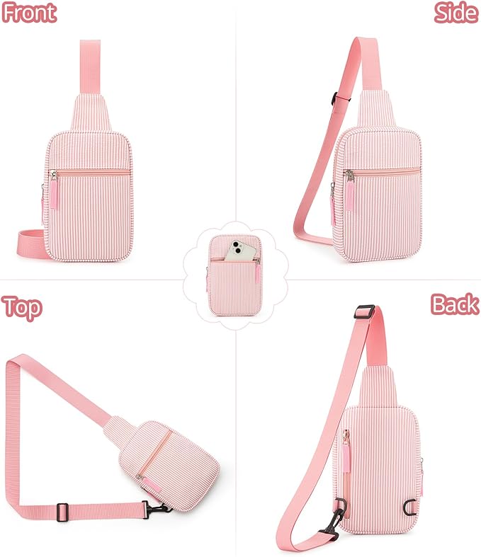 Mothers Day Gifts for Daughter, Birthday Graduation Gifts for 8 9 10 11 12 Year Old Teens Girls Her,Fanny Pack Sling Crossbody Bag Belt Bags Purse, Preppy Teen Girl Gift Trendy Stuff Travel Essentials