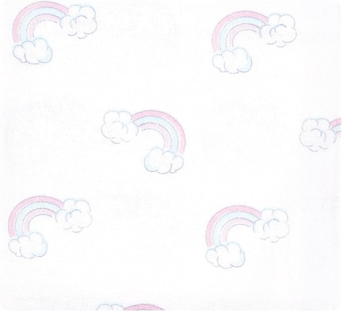 Hudson Baby Unisex Baby Cotton Flannel Receiving Blankets Bundle, Dreamy Unicorn, One Size