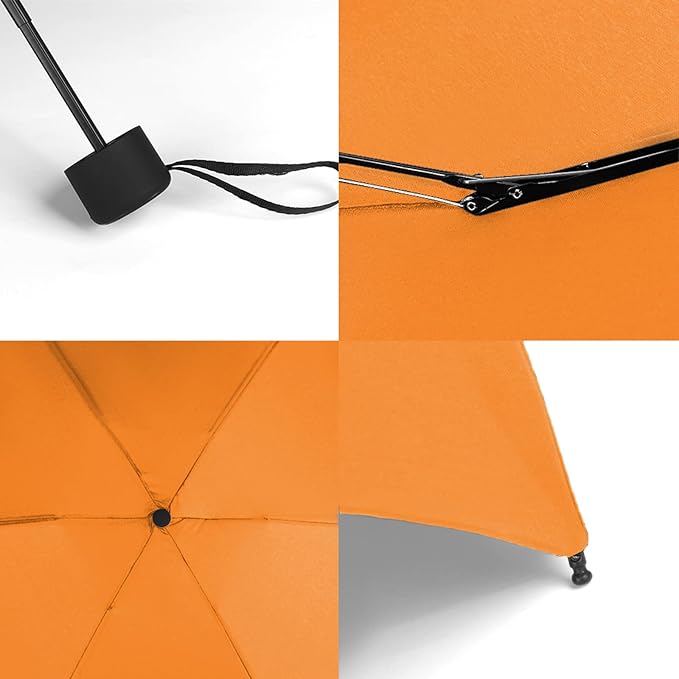 GAOYAING Small Mini Umbrella with Case Light Compact Design Perfect for Travel Lightweight Portable Parasol Outdoor Sun&Rain Umbrellas 34 Inches