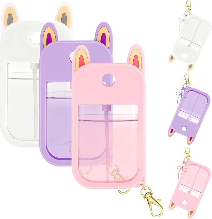 Hand Sanitizer Spray Case Compatible with Touchland Silicone Case for Touchland 1 FL OZ/30 mL Keychain Accessory Gifts