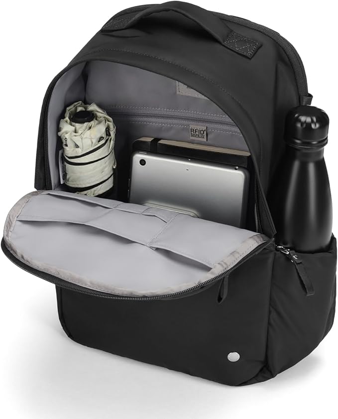 Pacsafe W 10L Anti Theft Backpack, Black