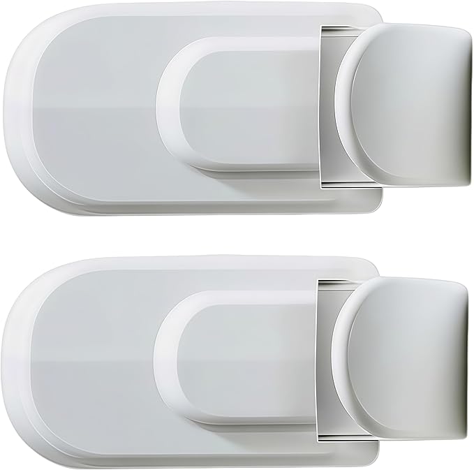 Childproof Door Locks, Child Proof Door Lock, Snap-On Door Knob Safety Lock & Door Handle Child Lock, The Childproof Lock Toddlers Can't Reach, and Renters Can Actually Use (2PC)