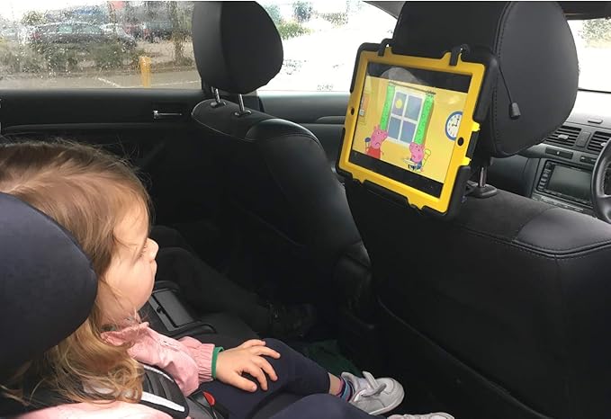 TabletHookz v3. Tablet/iPad Holder for The Plane Train and car. Hands-Free. Mount Your Device securely at Eye Level. Create Your own Inflight Entertainment While Keeping Your Device Safe and Secure.