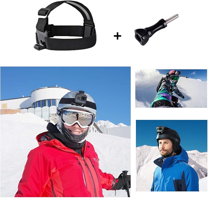 Suptig Accessories Kit Compatible for Gopro Hero 13/Hero12/11/10/9/8/7/6/5/4/3/3+/2/Session gopro Max2 Gopro Fusion DJI Action 5 pro/5/4/3, Insta360 X5/X4, AKASO Action Camera Accessories