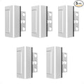 Greatalent 5Pack Home Security Door Reinforcement Lock Childproof, Door Locks for Kids Safety, Door Lock Latch Stopper for Front Door Inside Top of Door, Aluminum Construction Finish