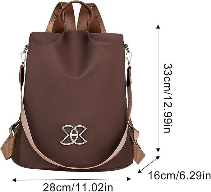 Anti-theft Large Capacity Backpack For Women, Lightweight Leisure Shoulder Bag, Cross Body Back Pack Bag, Multi-Purpose Rucksack Backpack With Adjustable Strap For School Work Commuting Traveling