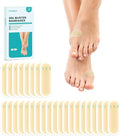 Promifun Blister Bandages - 28 ct Hydrocolloid Cushions for Foot, Toe, Heel - Water Resistant Gel Pads for Prevention & Recovery, Bunion Pack
