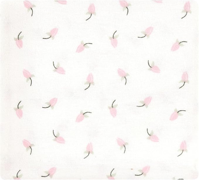 Hudson Baby Unisex Baby Cotton Flannel Receiving Blankets, Blush Rose, One Size