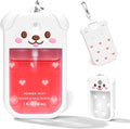 Dog Silicone Case for Touchland Hand Sanitizer Spray with Keychain, Compatible with Power Mist & Glow Mist 1 FL Oz/30ML for Touchland Case, Cute Travel Cover Sleeve
