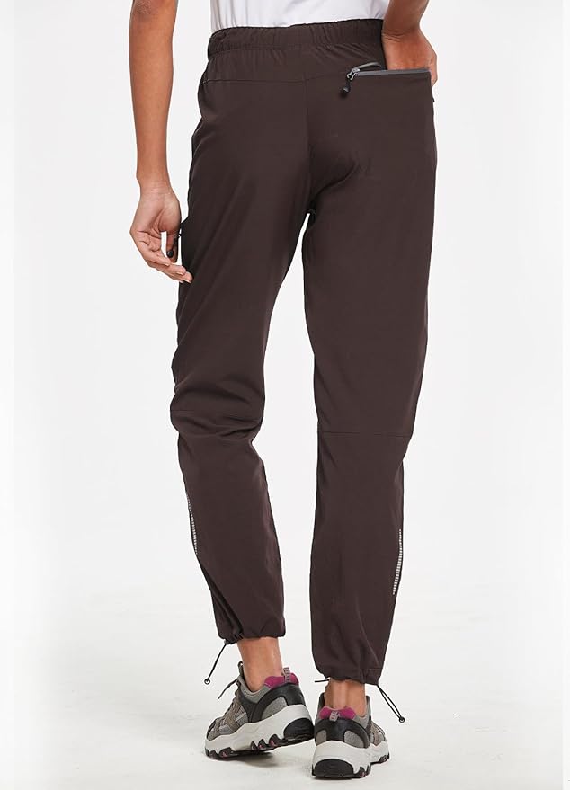 baleaf Women's Hiking Pants Quick Dry Lightweight Water Resistant Elastic Waist Cargo Pants for All Seasons
