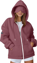 Zip Up Hoodie with Eye Mask Built In, Comfort Airplane Wearable Blanket Sweatshirt Men Women Sleep Clothes
