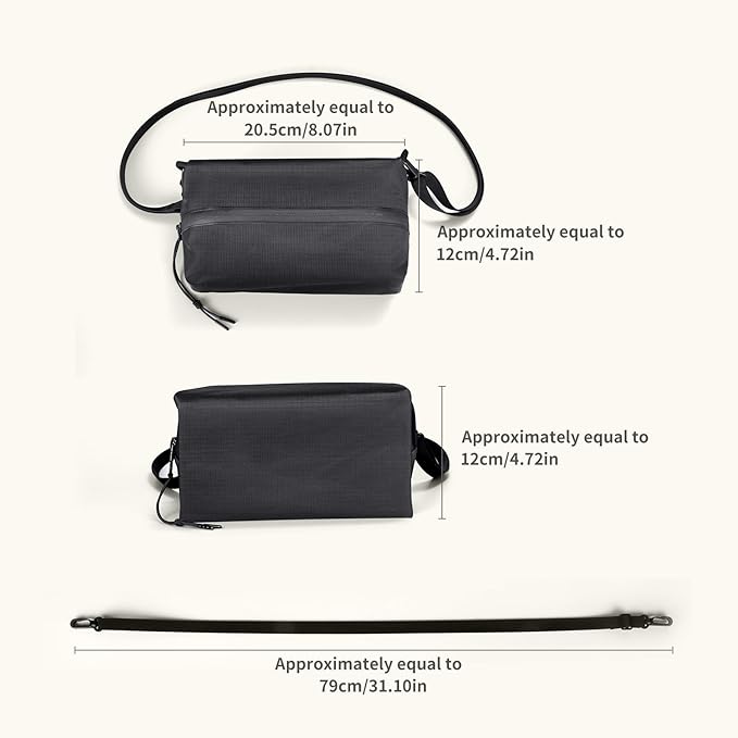 NEWTODAY Ultra Light Packing Cube, Dust and Water-Resistant Travel Organizer, Foldable Toiletry Bag, Travel Cosmetic Organizer