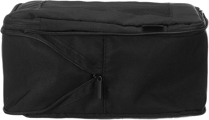 HARFINGTON Compression Packing Cube for Suitcases 26x23x13cm Lightweight Luggage Organizers Bag Travel Essentials Compression Bags for Carry on Suitcases, Black