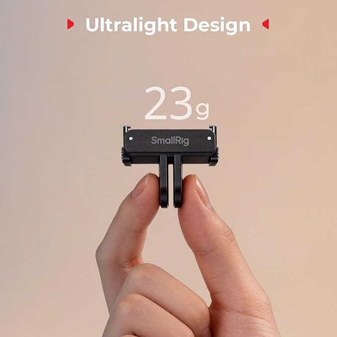 SmallRig Action 6 / Nano Magnetic Quick-Release Adapter Mount for DJI Osmo Action 6 / Osmo Nano, 2 PCS with 2-Prong Mount for Tripod/Selfie Stick