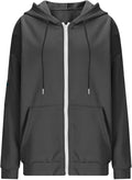 Zip Up Hoodie with Eye Mask Built In, Comfort Airplane Wearable Blanket Sweatshirt Men Women Sleep Clothes