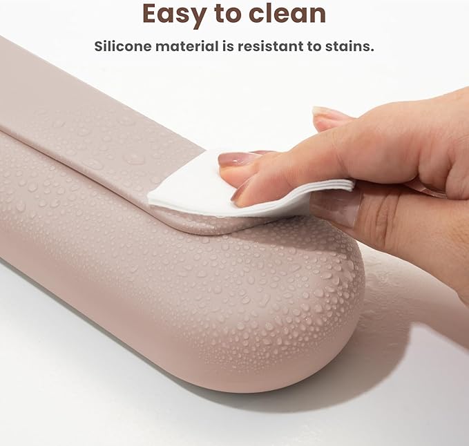 Silicone Electric Toothbrush Travel Case, Manual Toothbrush Travel Cover for Men and Women,Toothbrush Holder for Travel,Gym and More, Fits Most Manual and Electric Toothbrushes - Sand Pink