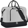 Travel Weekender Bag for Women, 21" Overnight Bag with Shoe Compartment 50L Large Travel Duffel Bag Carry On Tote for Weekend, Overnight, Business Trips, Water Resistant