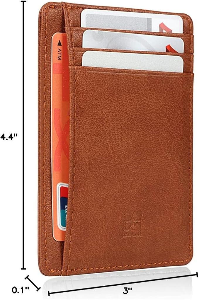 GH GOLD HORSE Slim RFID Blocking Card Holder Minimalist Leather Front Pocket Wallet for Women | Slim, RFID Blocking, Minimalist, Front Pocket