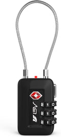 BV Black Combination Lock, TSA Approved, Resettable, 1000 Possibilities