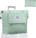 ZGWJ Travel Tote Bags, Expandable Overnight Weekender Bag for Women Foldable Carry-On | Expandable, Overnight, Foldable, Carry-On