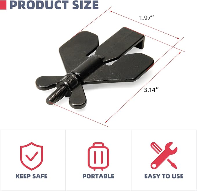 1 PCS Portable Door Lock,Door Lock,Home Security Door Locker Travel Lockdown Locks for Additional Safety and Privacy Protion,Door Lock Security Devices,for Home Hotel School Apartment