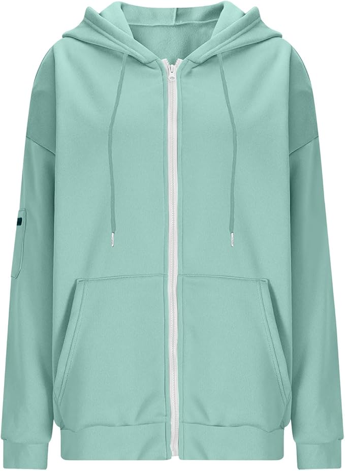 Zip Up Hoodie with Eye Mask Built In, Comfort Airplane Wearable Blanket Sweatshirt Men Women Sleep Clothes