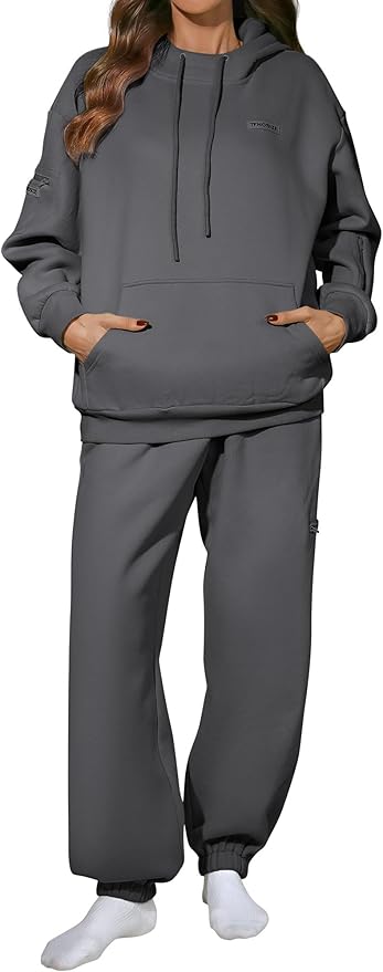 Travel Hoodie – Built-In Eye Mask, Multiple Pockets, Unisex Pullover Sweatshirt for Airplane, Sleep & Lounge