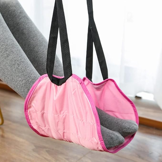 Comfy Hanger Travel Airplane Footrest Hammock Foot Resting for Office Leg(E)