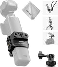 NEEWER Pocket 3 Cage Compatible with DJI Osmo Pocket 3 & Creator Combo Accessories, Gimbal Video Recording Extension Rig with Action Camera Adapter, 1/4" Threads, Cold Shoe, Cleaning Cloth, AC009