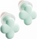 Bloom Ear Plugs for Small Ear Canals – Ultra-Comfy Patented Qufits Tips, Noise Cancelling, Reusable Silicone Earplugs for Sleeping, Study, Travel – Stylish Feminine Design (Aqua)