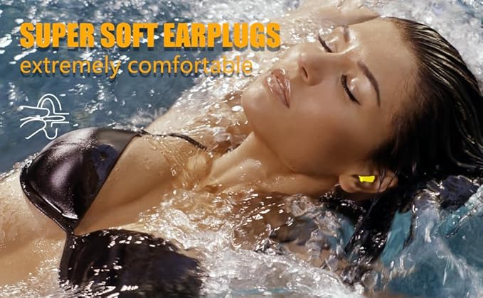 Soft Foam Earplugs, Longer Fit, 33db SNR, Set of 30 Pairs,Comfortable Ear Plugs for Sleeping, Snoring, Loud Noise and Travel