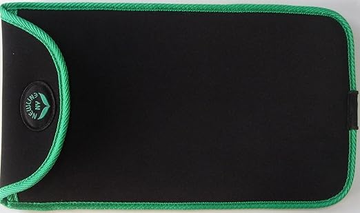 NewlineNY Green Mini Bathroom Travel Scale with Protection Sleeve, SBB0719MLG+101BG