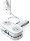 Travel Power Strip, ORICO 4 Outlets 3 USB Ports (1 USB C) with 4FT Wrapped Short Extension Cord, Compact Power Strip for Hotel Travel Essentials Cruise Approved-AP3