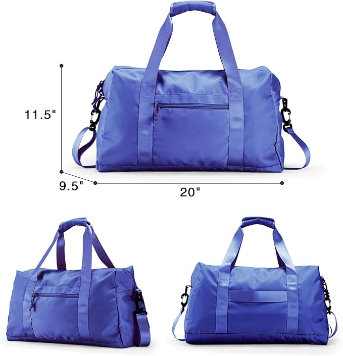 Travel Duffle Bag, Sport Gym Bag for Men and Women with Wet Pocket, Weekender Bag Carry on Tote Bags for Airplane