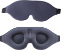 Sleep Mask for Women Men Comfortable Blockout Soft 3D Padded Eye Mask for Sleeping Side Sleeper Friendly Dark Grey