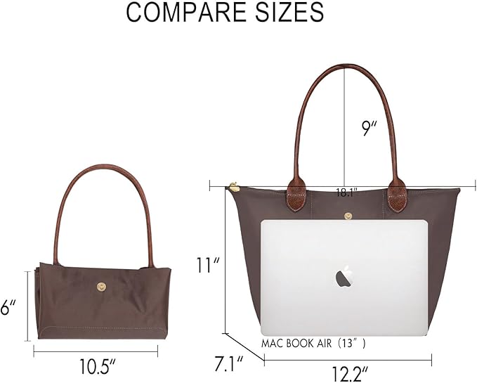 Work Tote Bag For Women: For 13-15" Laptop Foldable - For Office Professionals College Students - Commute Travel
